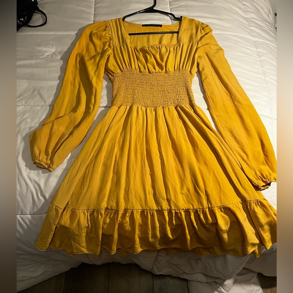 Yellow Flimsy/ Flowy dress